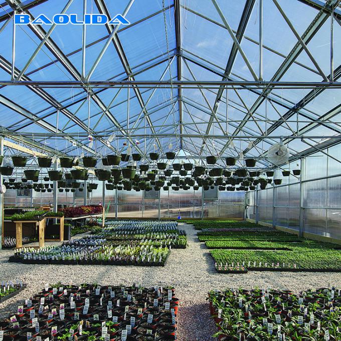 Gothic Venlo Type Greenhouse Agricultural Stable Structure Easily Assembled