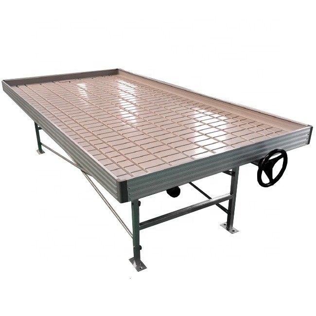 Commercial Greenhouse Rolling Benches / Seedbed Wire Greenhouse Bench