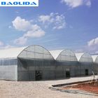 Dome Roof Structure Strong Plastic Greenhouse With Inside Shading System
