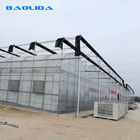 Clear Multi Span Greenhouse Hot Dip Galvanized Pipe Size Customized