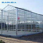 Commercial Glass Covered Venlo Style Greenhouse Anti Corrosion