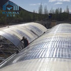 90% Light Transmittance Multi Span Greenhouse Reinforced Corrosion Resistant