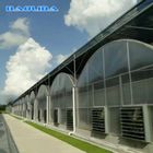 Tunnel Growing Thick Plastic Multi Span Greenhouse For Strawberry Cultivation