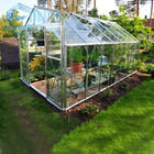 Glass Sheet Horticultural Pint Sized Greenhouse Tent For Flower Garden