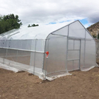 Sheet Covering Shed Agricultural Single Span Plastic Tunnel Greenhouse