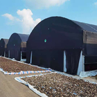 Black Shade Net Tunnel Film Mushroom Single Span Greenhouse Agricultural