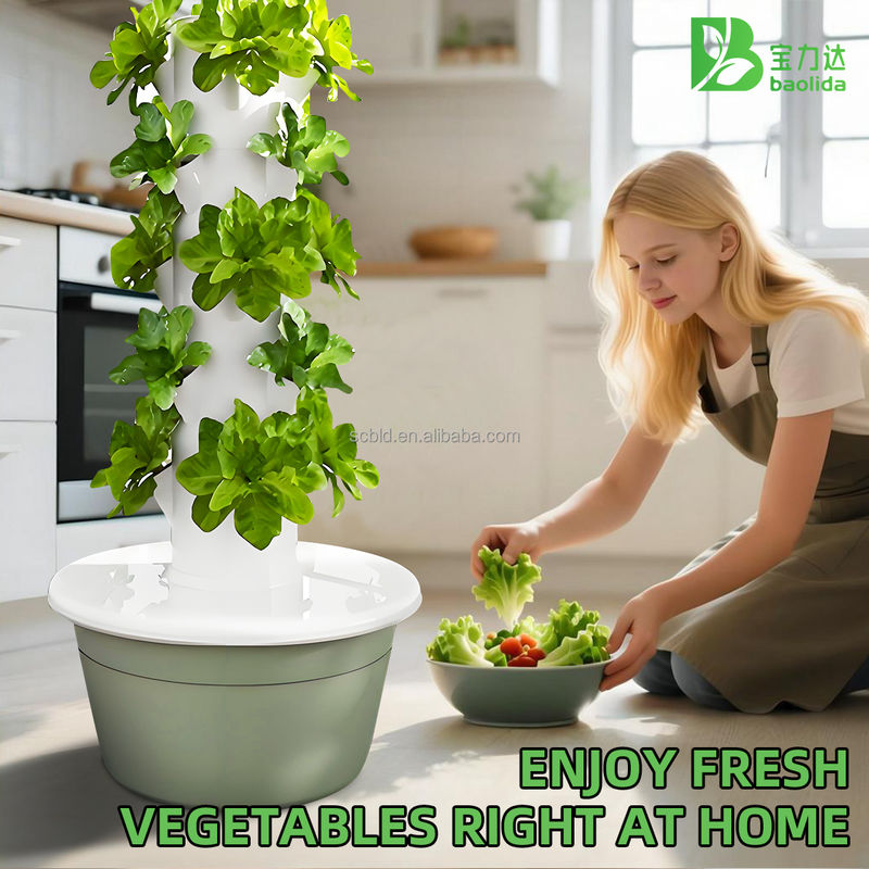 30L 5 Layer Agriculture Vertical Farming Hydroponic System Tower ...