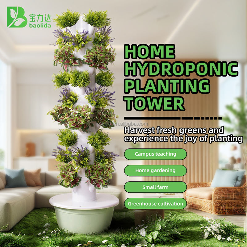 30L 5 Layer Agriculture Vertical Farming Hydroponic System Tower ...