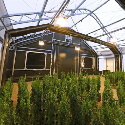 Auto Light Dep Blackout System Greenhouse 100% Shading Marijuana Growing