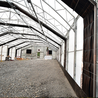 Polytunnel Blackout Light Deprivation Greenhouse Automated For Herbs Growing