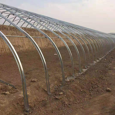 Thermal Insulation Curtain Solar Passive Greenhouse With Clay Back Wall
