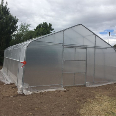 Arch Spacing 1.33m Polyethylene Film Greenhouse For Vegetable Cultivation