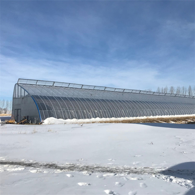 Warm Quilt Hot Galvanized Steel Pipe Passive Solar Greenhouse For Vegetables