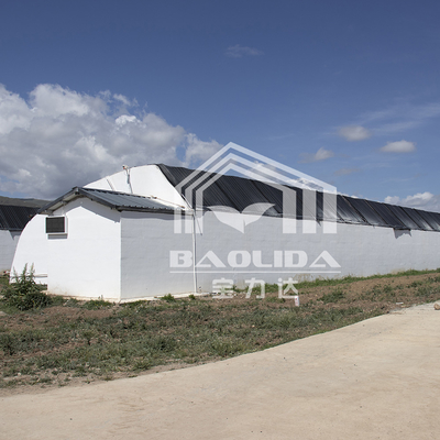 Plastic Film Agricultural Greenhouse With High Insulation Automatic Air Circulation