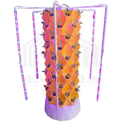 100L 6 8 10 12 Layers Vertical Farm Hydroponic Aeroponic Growing Tower For Strawberry