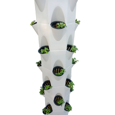 32 48 64 Holes Vertical Indoor Pineapple Tower Hydroponic Growing System 30L 8 12 16 Layer