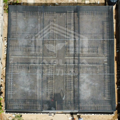 Low Price Steel Rectangle Greenhouse Frame with Shade Net for Tropical Area
