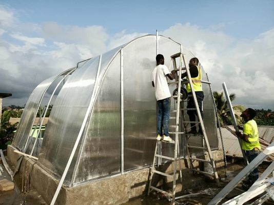 Customizable Greenhouse with Stable Structure for Drying Plants and Foods