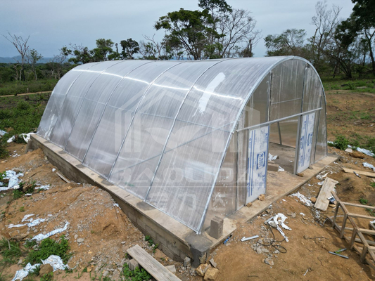 Customizable UV Protected Polycarbonate Drying Greenhouse with Easy Assembly and Adjustable Span