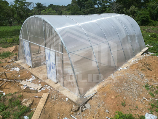 Customizable UV Protected Polycarbonate Drying Greenhouse with Easy Assembly and Adjustable Span