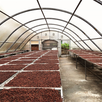 Customized UV Protected Polycarbonate Solar Dryer Greenhouse with Inside Outside Shading System