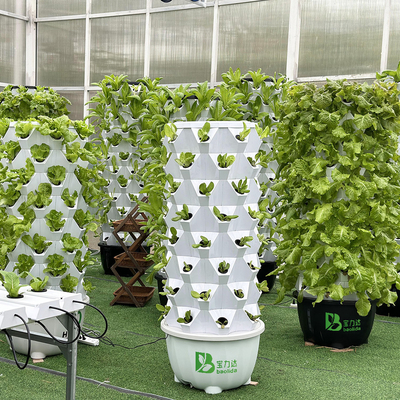 Growart Tower Hydroponic Growing System Automatic Visible Water Line Space Saving ABS