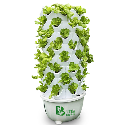 65L 8 Layer 64 Holes Automatic Hydroponic Growing Tower
