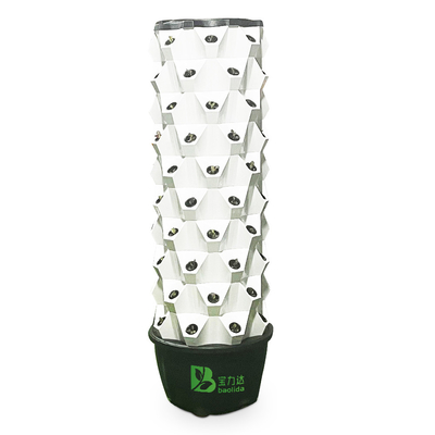 Automatic Tower Hydroponic System For Space Saving Plant Cultivation