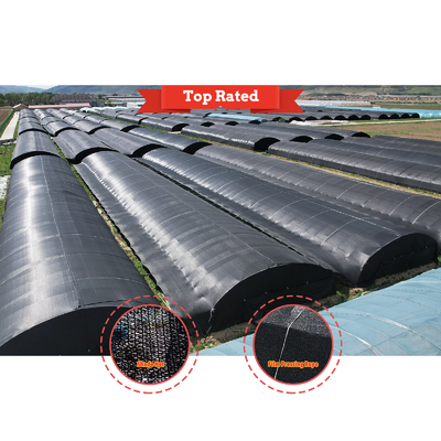 Side Height 1.2-1.8m and Arch Space 1-1.5m Mushroom Poly Tunnel Greenhouse UV Protected