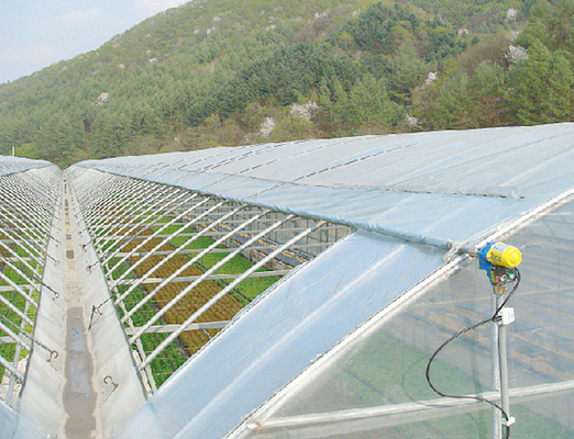 Flower Multi-tunnel Po Film Multi-span Greenhouse With Modern Automatic Control Equipment