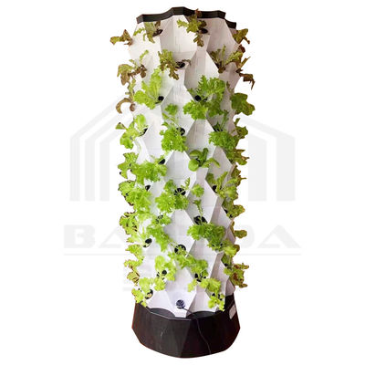 30L 6 Tier 48 Holes Aeroponic Growing Tower Garden Vertical Hydroponic System for Strawberry