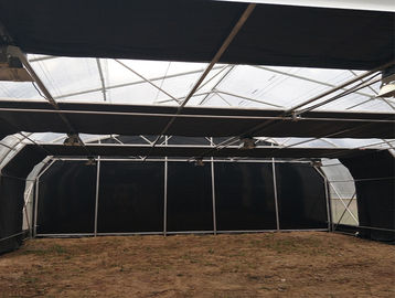 Advanced Blackout Poly Film Greenhouse with Light Deprivation System