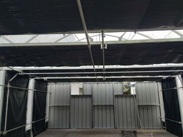 Commercial Automated Blackout Greenhouse / Light Deprivation Greenhouse