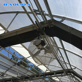 Greenhouse Blackout Curtain Systems Automated Light Deprivation 8m - 12m