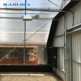 Large Size Automated Blackout Greenhouse / Transparent PE Film Greenhouse
