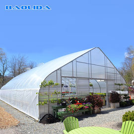 Agricultural High Hoop Tent Greenhouse Steel Frame For Tomato Growth