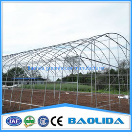 Waterproof Fabric Film Low Tunnel Greenhouse Kits Plastic Commercial