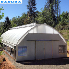 Light Deprivation Plastic Automated Blackout Greenhouse Single Span Agricultural