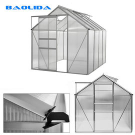 Garden Greenhouse Tent / PC Sheet Greenhouse Metal Structure Effective