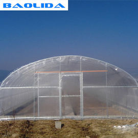 Custom Good Stability Tunnel Plastic Greenhouse With Metal Greenhouse Frame