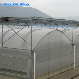 Flowers Planting Agriculture Plastic Film Automatic 9m Multi Span Greenhouse