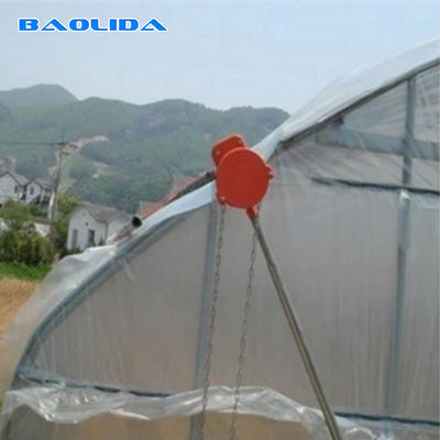 Round Roof Ventilation Greenhouse Tunnel Plastic Tropical Plant Grow
