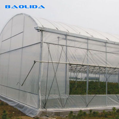 plastic film Hobby Structure Multispan Tunnel Plastic Greenhouse