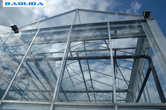 Glass Dome Polycarbonate Tunnel Greenhouse Fully Automatic Climate Control