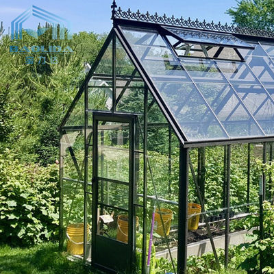 Anti Aging Horticultural Aluminium Greenhouse Tent With Glass Sheet