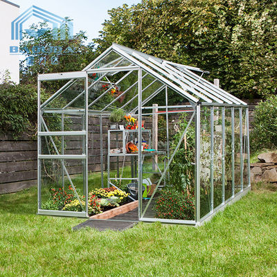 Tulip Aluminium Garden Horticulture Greenhouse Glass Sheet Covered