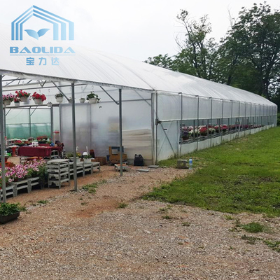 Large Commercial Tunnel Greenhouse Agricultural 150 Micron Covering Material