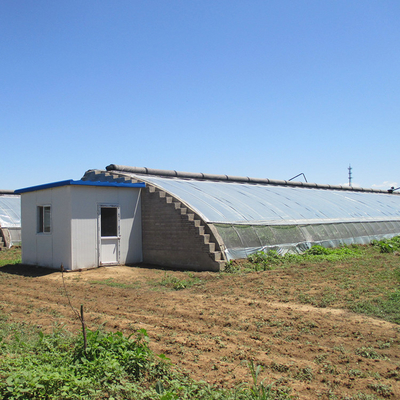 Passive Solar Quilt Tunnel Single Span Greenhouse for Cold Area